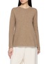 首图 - 点击放大 - JOVENS - Round Neck Cashmere Metallic Knit Sweater