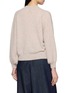 背面 - 点击放大 - JOVENS - Long Balloon Sleeve Mock Neck Chunky Ribbed Cashmere Knit Top