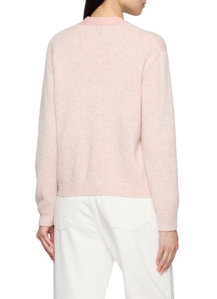 背面 - 点击放大 - JOVENS - V-Neck Tri Tone Beading Cashmere Knit Cardigan