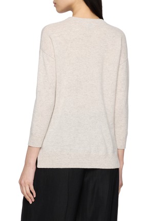 背面 - 点击放大 - JOVENS - Oversized Round Neck Pocket Cashmere Knit Sweater