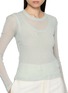  - HELMUT LANG - Layered Long Sleeve Mesh Top