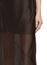  - HELMUT LANG - Layered Asymmetrical Seam Sheer Midi Skirt