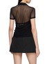 背面 - 点击放大 - HELMUT LANG - Layered Short Sleeve Mesh Top