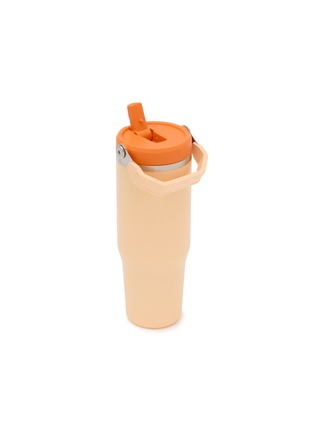 细节 –点击放大 - STANLEY - The Iceflow™ Flip Straw 2.0 Tumbler 30oz — Orange Sherbet