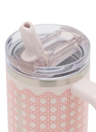细节 –点击放大 - STANLEY - The Quencher ProTour Flip Straw Lid Tumbler 30oz — Rose Quartz Rattan