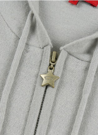  - GOODBAI - Bow Detail Zip Up Hoodie