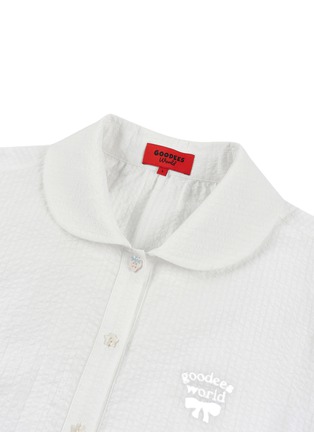 细节 - 点击放大 - GOODBAI - Long Sleeve Ruffle Shirt