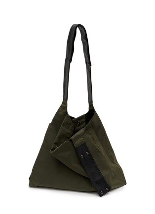 细节 - 点击放大 - DISCORD YOHJI YAMAMOTO - Leather Trim Patch Dot Tote Bag
