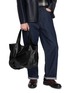 正面 -点击放大 - DISCORD YOHJI YAMAMOTO - Pinched Leather Tote Bag