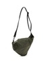 细节 - 点击放大 - DISCORD YOHJI YAMAMOTO - Leather Trim Curve Crossbody Bag