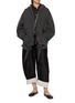 模特儿示范图 - 点击放大 - MIDORIKAWA - Two-way Zip Hoodie