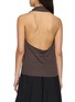 背面 - 点击放大 - ST. AGNI - Deep V Open Back Halter Wool Knit Top