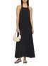 模特儿示范图 - 点击放大 - ST. AGNI - Adjustable Strap Open Back Apron Dress