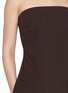  - ST. AGNI - Strapless Rouleau Tie Cotton Blend Top