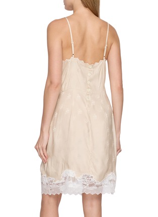 背面 - 点击放大 - LACOSTE - Natacha Lace Trim Dress
