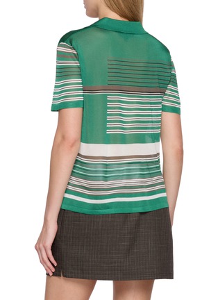 背面 - 点击放大 - LACOSTE - Nio Striped Polo Shirt