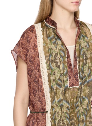  - INTO THE EAST - 蕾丝拼接连衣裙