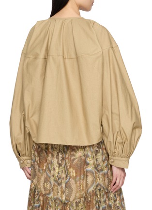 背面 - 点击放大 - INTO THE EAST - 抽褶灯笼袖短外套