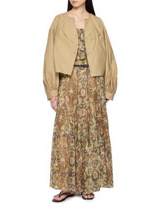 模特儿示范图 - 点击放大 - INTO THE EAST - 层叠吊带连衣裙