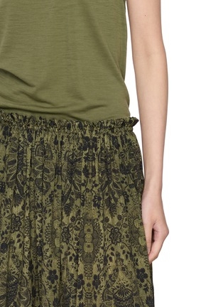  - INTO THE EAST - 花纹拼接连衣裙