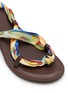 细节 - 点击放大 - STRINGART - Flat Scarf Tie Vegetable Tanned Leather Sandals