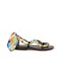 首图 - 点击放大 - STRINGART - Flat Scarf Tie Vegetable Tanned Leather Sandals