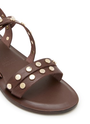 细节 - 点击放大 - STRINGART - Studded Leather Sandals