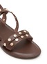 细节 - 点击放大 - STRINGART - Studded Leather Sandals