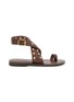 首图 - 点击放大 - STRINGART - Studded Toe Ring Leather Sandals