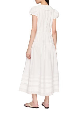 背面 - 点击放大 - DÔEN - Eliette Ruffle Trim Cotton Poplin Dress