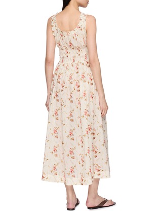 背面 - 点击放大 - DÔEN - Emmaretta Ruffle Floral Cotton Dress