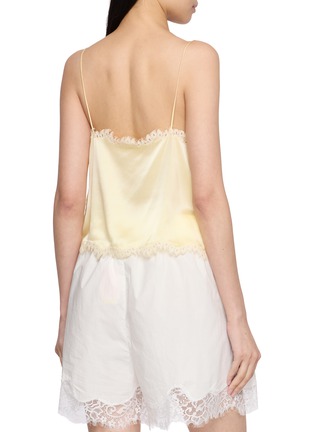 背面 - 点击放大 - DÔEN - Louré Lace-Trimmed Satin Camisole