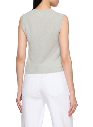 背面 - 点击放大 - DÔEN - Ribbed Cashmere Knit Vest