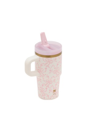 细节 –点击放大 - STANLEY - X LoveShackFancy The Quencher ProTour Flip Straw Tumbler 20oz — Coquette Bow Chantilly
