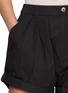  - DÔEN - Paige Pleated Cotton Twill Shorts