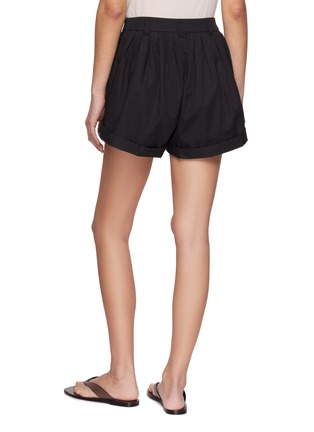 背面 - 点击放大 - DÔEN - Paige Pleated Cotton Twill Shorts