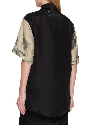 背面 - 点击放大 - MAISON MARGIELA - 印花拼接短袖衬衫