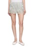 首图 - 点击放大 - DÔEN - Iona Lace-Hemmed Satin Shorts