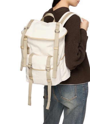 模特儿示范图 - 点击放大 - MAISON MARGIELA - Medium High Tech Backpack