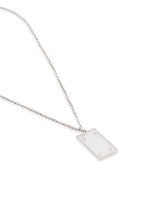 细节 - 点击放大 - MAISON MARGIELA - Four Stitch Rectangle Necklace
