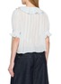 背面 - 点击放大 - DÔEN - Henri Long Sleeve Lace Trim Ruffle Organic Cotton Top