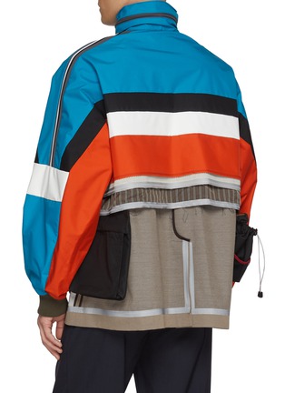 背面 - 点击放大 - KOLOR - Panelled Utility Pocket Wool Blend Jacket