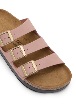 细节 - 点击放大 - BIRKENSTOCK - Florida III Flex Platform LENB Leather Sandals