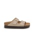 首图 - 点击放大 - BIRKENSTOCK - Arizona Flex Platform Birko-Flor Sandals
