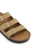 细节 - 点击放大 - BIRKENSTOCK - Florida III Flex Platform Leather Sandals
