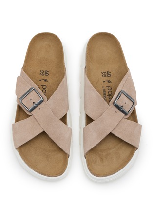 细节 - 点击放大 - BIRKENSTOCK - Siena Chunky LEVE Suede Sandals