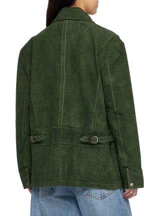 背面 - 点击放大 - FOUND - Gem Stud Suede Leather Jacket