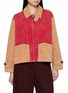 首图 - 点击放大 - FOUND - Contrast Panel Corduroy Collar Cotton Canvas Field Jacket