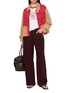 模特儿示范图 - 点击放大 - FOUND - Contrast Panel Corduroy Collar Cotton Canvas Field Jacket