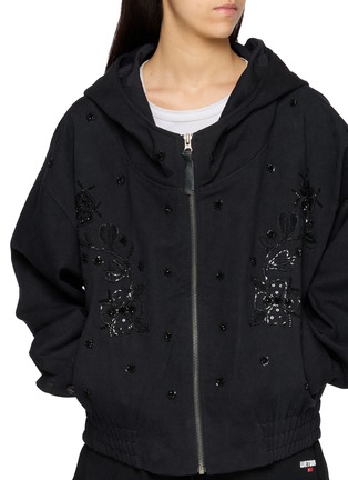  - FOUND - Hand Embroidered Floral Beaded Anorak Jacket